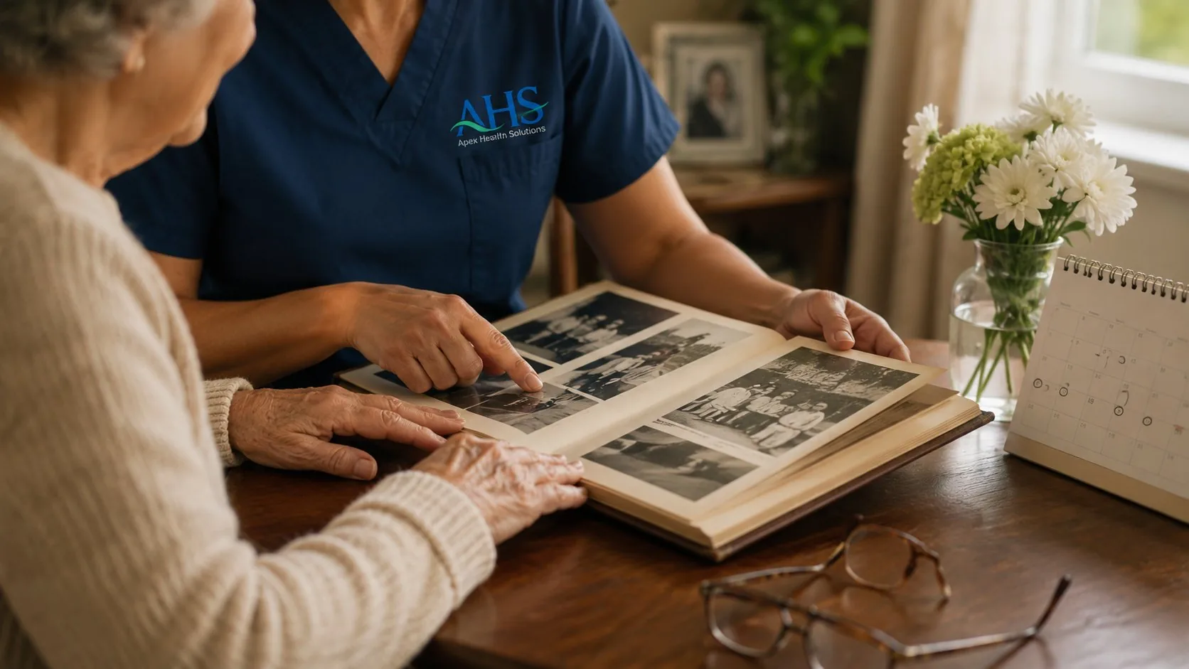 Caregiver providing dementia and Alzheimer's care