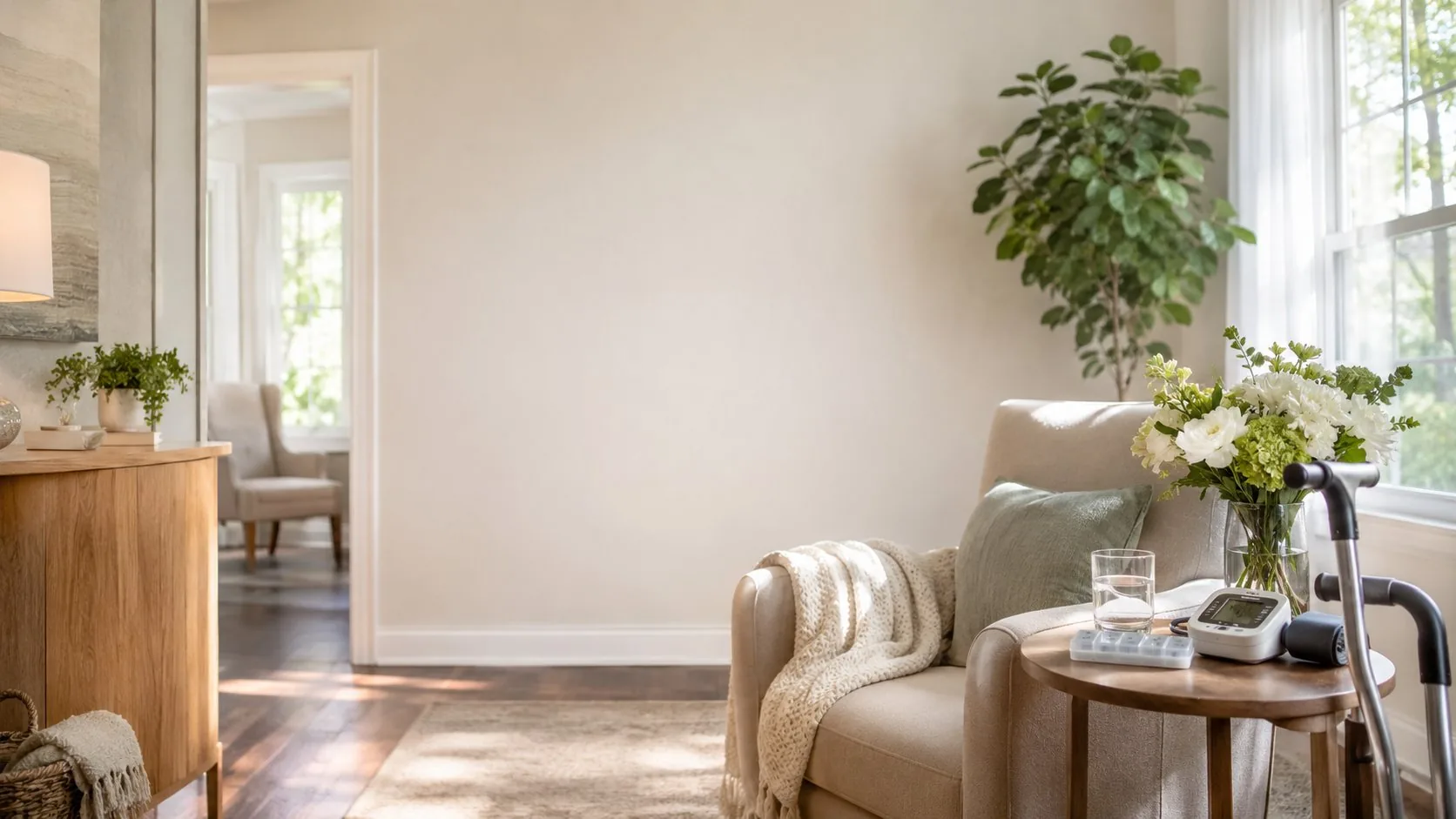 Apex Health Solutions caregiver providing in-home care